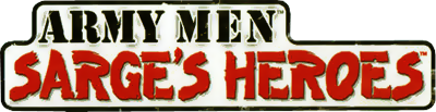 Army Men: Sarge's Heroes logo for Sega Dreamcast